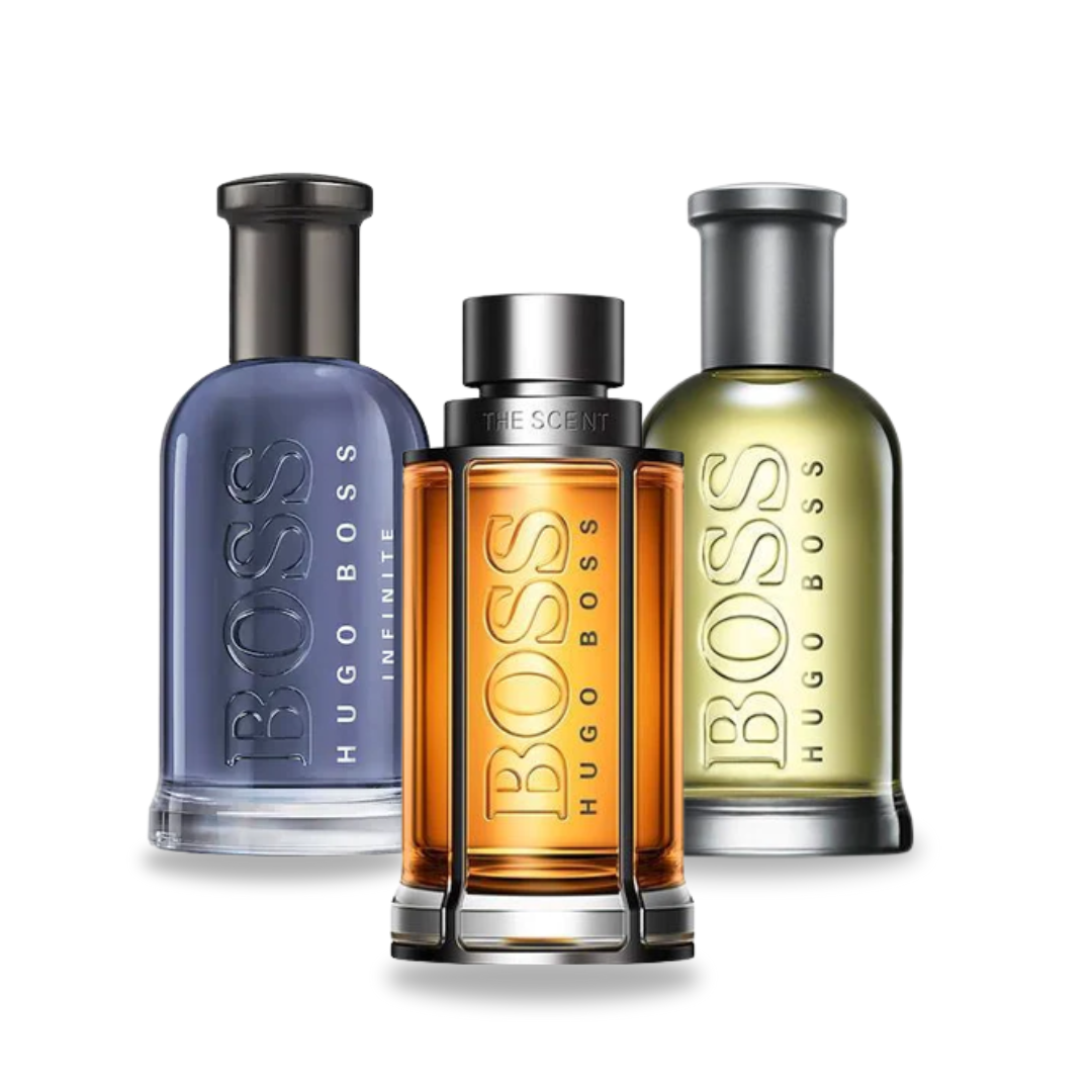 Paket mit 3 Parfums: BOSS THE SCENT, BOSS BOTTLED und BOSS BOTTLED INFINITE