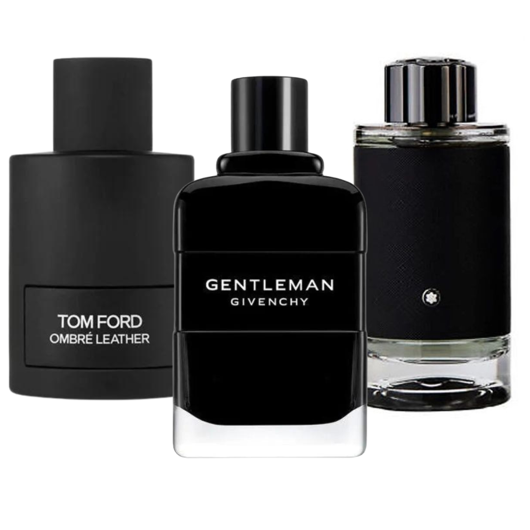 Paket mit 3 Parfums: Tom Ford Ombre Leather, Givenchy Gentleman, Montblanc Explorer (Eau de Parfum)