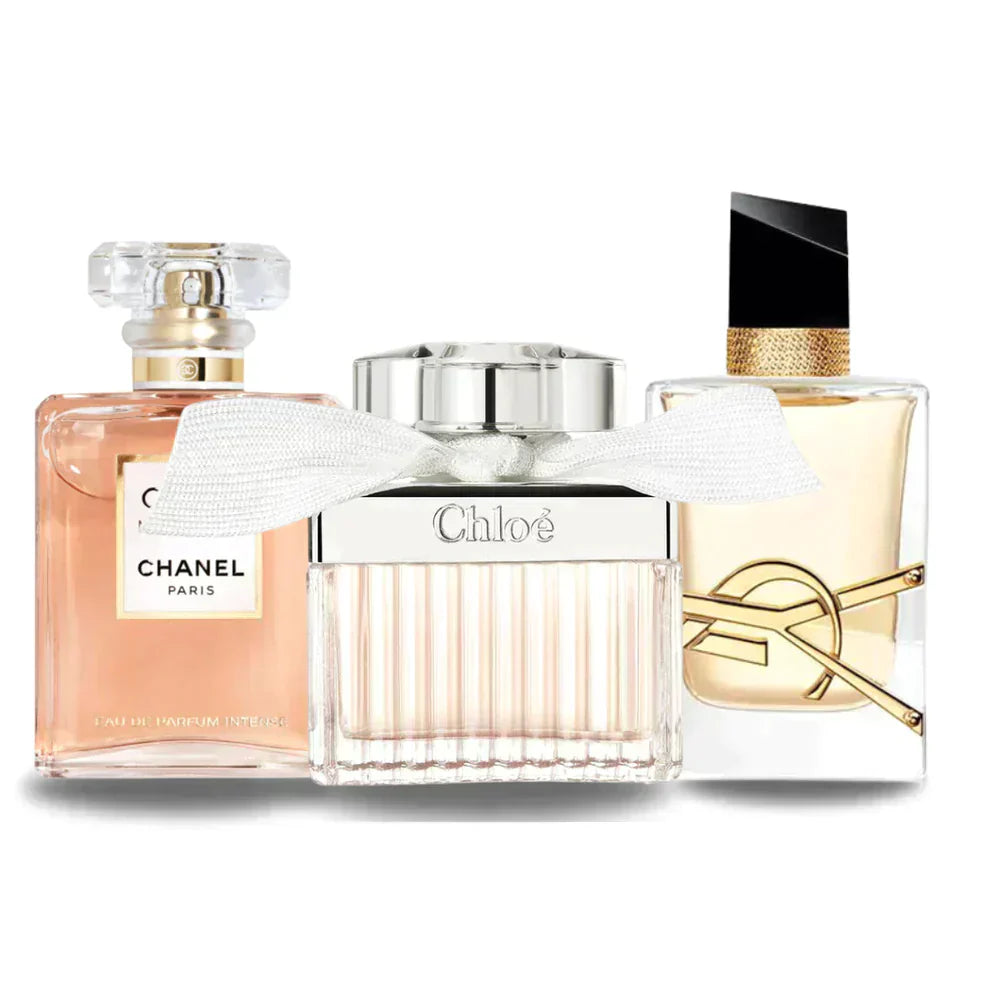 Paket mit 3 Parfums: Chanel COCO MADEMOISELLE, Yves Saint Laurent LIBRE, CHLOÉ (Eau de Parfum)